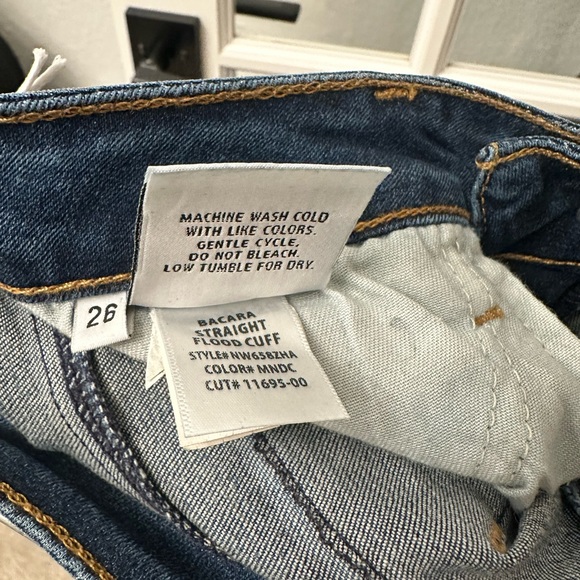 HUDSON JEANS Bacara Straight Flood Cuff Blue Denim Women Size 26 NWT - Picture 11 of 11